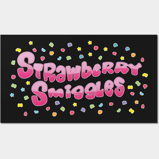 Strawberry Smiggles Wall Art by Woah_Jonny